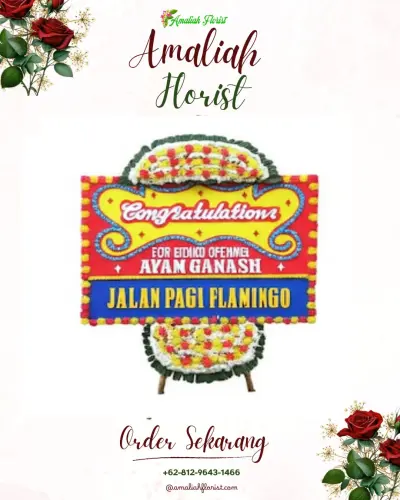 Bunga Papan Congratulation di Leuwikaret